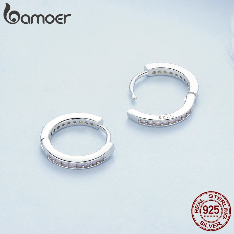 Boucle d'oreilles créoles en Argent