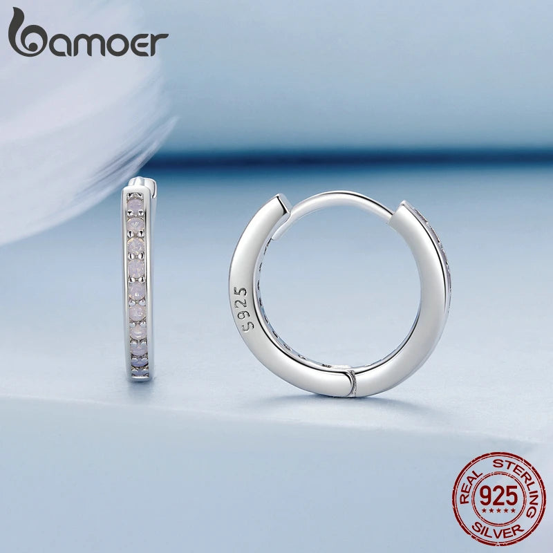 Boucle d'oreilles créoles en Argent