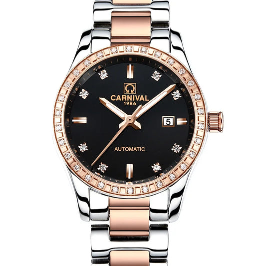 Montre Automatique Femme Luxe CARNIVAL