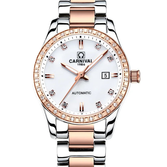 Montre Automatique Femme Luxe CARNIVAL