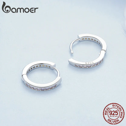 Boucle d'oreilles créoles en Argent