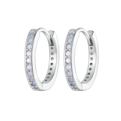 Boucle d'oreilles créoles en Argent