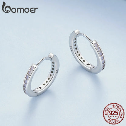 Boucle d'oreilles créoles en Argent